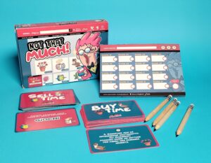 Not That Much mockup con carte