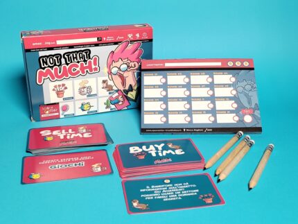 Not That Much mockup con carte