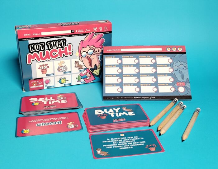 Not That Much mockup con carte