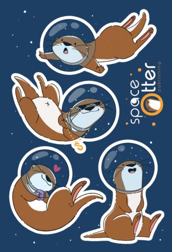 Stickers Space Otter