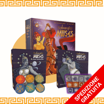 Immagine illustrativa dei 3 prodotti di Dance of Muses