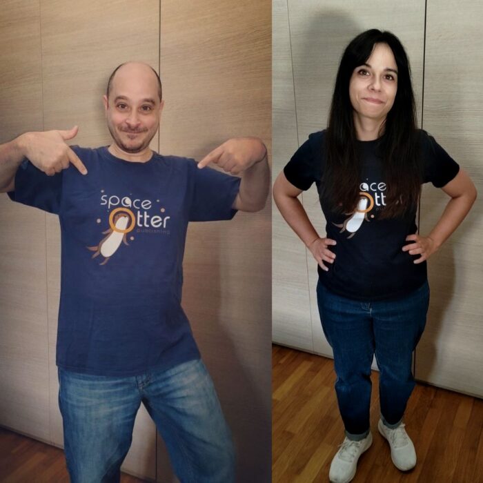 T-Shirt Space Otter Pre-ordine - immagine 2