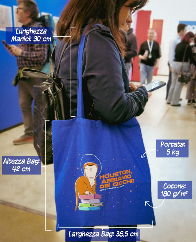 la game bag di space otter una borsa in cotone porta giochi