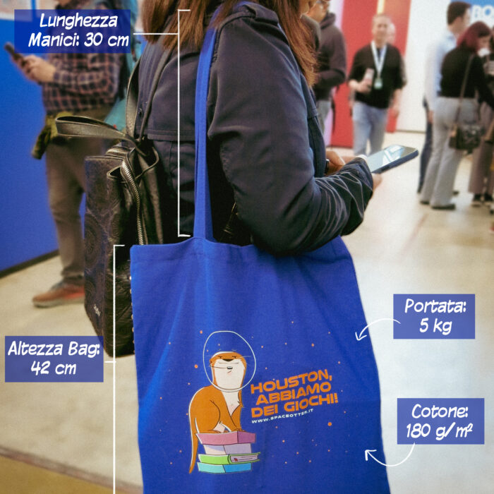 la game bag di space otter una borsa in cotone porta giochi