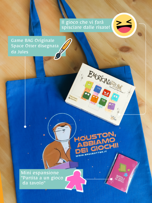 Bundle gioco da tavolo Emozionarium che comprende gioco borsa ed espansione del gioco